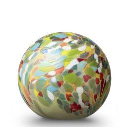 Kleine Glazen Bal Dieren Urn Elan Flowerfield (0.5 liter)
