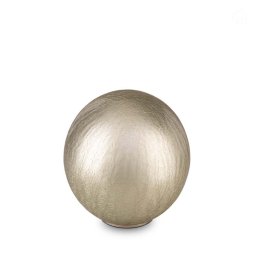 Grote Bal Dierenurn Zilver Craquele (3.5 liter)