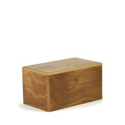 Medium Grote Kist Dieren Urn of Sokkel Urn Naturel (2 liter)