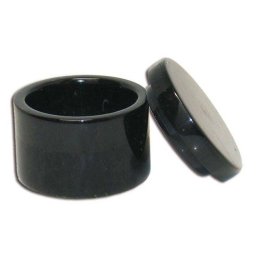 Marmeren Mini Dieren Urn Zwart (0.015 liter)