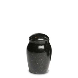 Granieten Mini Dieren Urn Vaas, Rond met Deksel - Marlin (0.1 liter)