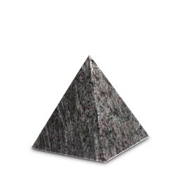 Granieten Mini Dieren Urn Piramide - Himalaya Blue (0.1 liter)
