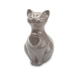 Katten urn of Asbeeld Kat Hartje Grijs (0.8 liter)