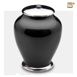 Grote LoveUrns Dieren Urn Zwart-Zilver (3.7 liter)