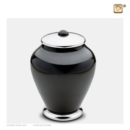 Kleine LoveUrns Dierenurn Zwart-Zilver (0.8 liter)