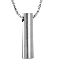 Assieraad Rond Zilveren Buisje, inclusief Zilveren Collier