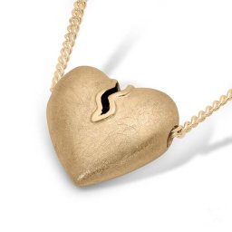 Ashanger Gebroken Hart, inclusief Gouden Collier