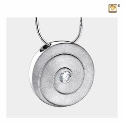 Ashanger Eternity Bicolor Zilver Zirkonia, inclusief Design Slangencollier
