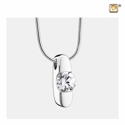 Ashanger Hope Zilver met Zirkonia, inclusief Design Slangencollier