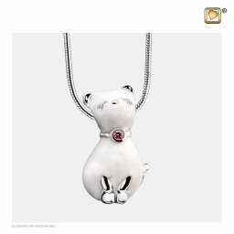 Ashanger PrincessCat Parelwit, inclusief Design Slangencollier