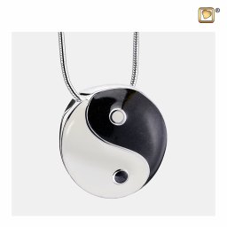 Ashanger YinYang Zilver, inclusief Design Slangencollier