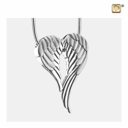 Ashanger Angelwings Bicolor Zilver, inclusief Design Slangencollier