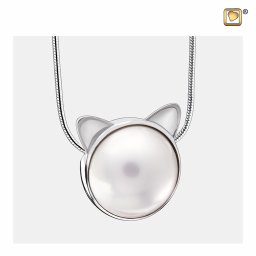 Zilveren Ashanger CatPearl, inclusief Design Slangencollier