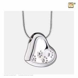Ashanger Hart Bicolor DierenPootjes, inclusief Design Slangencollier