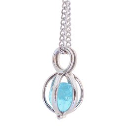 Assieraad Infinity met Glazen Asbol en Anker Collier
