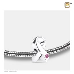 Zilveren LoveUrns Askraal Awareness Pink Zirkonia