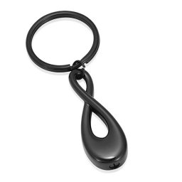 Sleutelhanger met Asbestemming Infinity Inktzwart