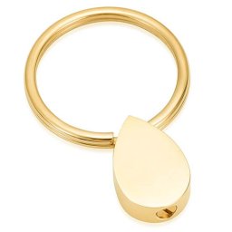 Sleutelhanger met Asbestemming Traan Goud