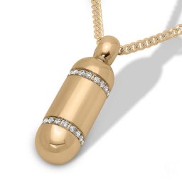 Assieraad Capsule met Twee Briljanten Ringen