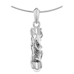 Buisvormige Haarlok of Ashanger Zilver