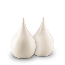 Grote Unica Duo Urn Hoogglans Wit (2 maal 3.5 liter)