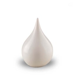 Grote keramische Unica Urn Hoogglans Wit (3.3 liter)