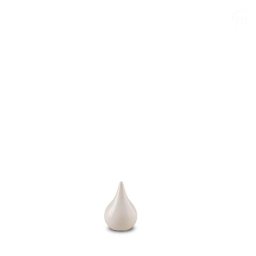Keramische Unica Mini Urn Hoogglans Wit (0.1 liter)