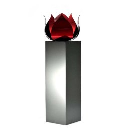 RVS Roos Asbeeld op Kleinere RVS Assokkel (2 x 3.5 liter)