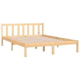 vidaXL Bedframe massief grenenhout 150x200 cm