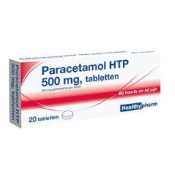 Healthypharm Paracetamol 500mg Tabletten 20st