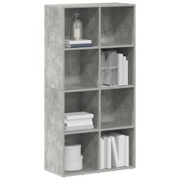 vidaXL Boekenkast/dressoir 66x30x130 cm bewerkt hout betongrijs