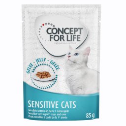 12x85g Sensitive Cats in Gelei Concept for Life Kattenvoer