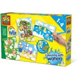 SES My First - Kleuren met Water Verborgen Dieren