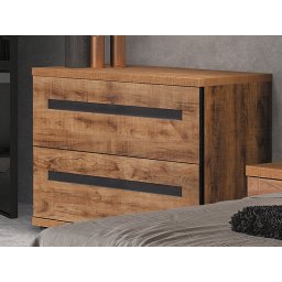 Commode PAULETTE 2 lades tropix hout