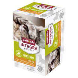 6x100g Protect Adult Intestinal Schaaltje Kalkoen animonda Integra Kattenvoer