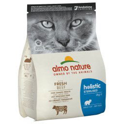 2kg Sterilised Rund & Rijst Almo Nature Holistic Kattenvoer