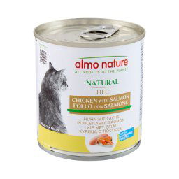 6x280g Kip & Zalm Almo Nature Classic Kattenvoer