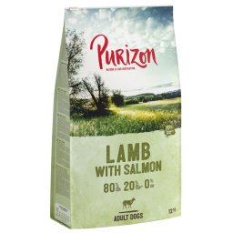 2x12kg Lam met Zalm Adult Graanvrij Purizon Hondenvoer