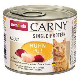 6x200g Single Protein Adult puur Kip animonda Carny Kattenvoer