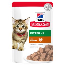 48x85g Kitten Kalkoen Hill's Science Plan Kattenvoer