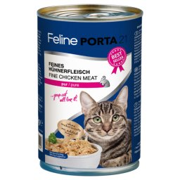 12x400g Feline Kip Puur Porta 21 Kattenvoer