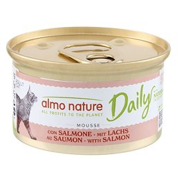6x85g Mousse met Zalm Almo Nature Daily Menu Kattenvoer