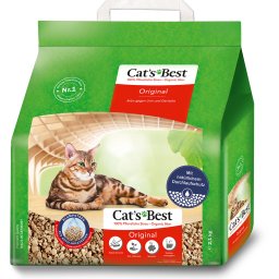 5 l (ca. 2,1kg) Öko Plus / Originele - Cat's Best Kattenbakvulling