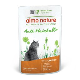 6x70g Anti Hairball Kip Almo Nature Holistic Kattenvoer