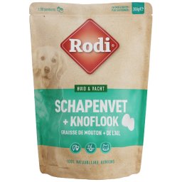 2x200g Schapenvet Bonbons met Knoflook Rodi Hondensnacks