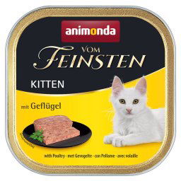 12x100g Kitten met Gevogelte animonda Vom Feinsten Kattenvoer