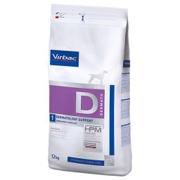 2x12kg Veterinary HPM Dog Dermatology Support Virbac Hondenvoer