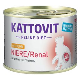 12x185g Nier/Renal (Nierfalen) Kip Kattovit Kattenvoer