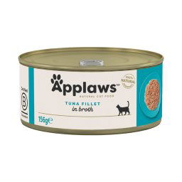 24x156g Tonijnfilet Applaws Kattenvoer