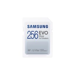 Samsung EVO Plus 256GB SDXC SD-Kaart Wit